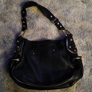 Genuine leather 👜 handbag purse med size